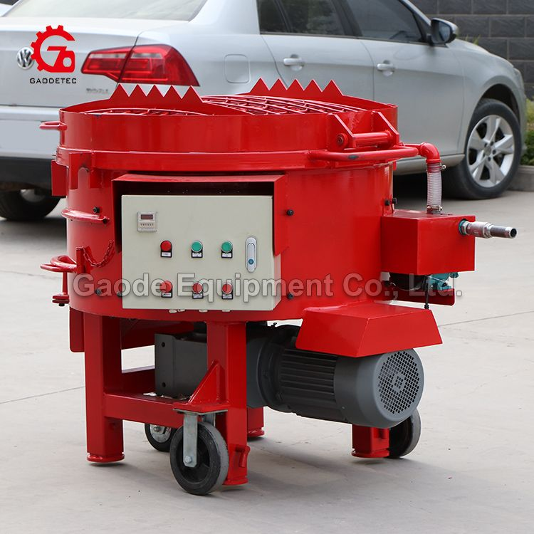 GAODETEC GRM250 Easy-Move Refractory Pan Mixer With Portable Design